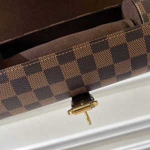 Louis Vuitton 3 Watch Case Damier Graphite Canvas N41137 Cofee - Default Title - View 9