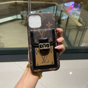 Louis Vuitton Apple Iphone Leather Premium Deluxe Phone Case L20128 - iPhone15pro max £¨6.7£© - View 1