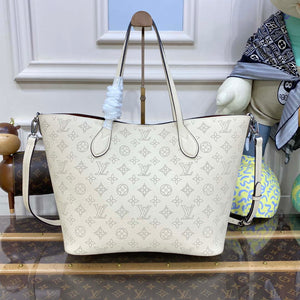 Louis Vuitton Blossom MM Mahina Tote Bag LV M21851 Beige - Default Title - View 2