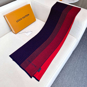 Louis Vuitton Classic Plaid Jacquard Cashmere Scarf L60380 - Default Title - View 4