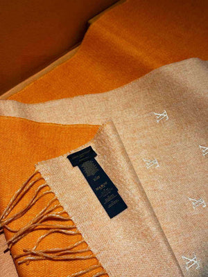 Louis Vuitton Double-sided Cashmere Scarf L60376 - Default Title - View 7