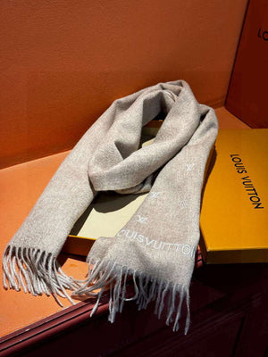 Louis Vuitton Double-sided Cashmere Scarf L60377 - Default Title - View 11