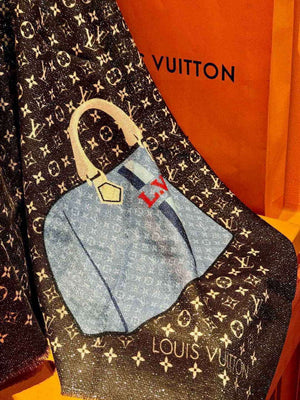 Louis Vuitton Limited Series Popular Cashmere Scarf L60354 - Default Title - View 7