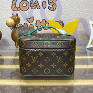 Louis Vuitton LV M12647 Nice Mini Vanity Case Monogram canvas Green - Default Title - View 1