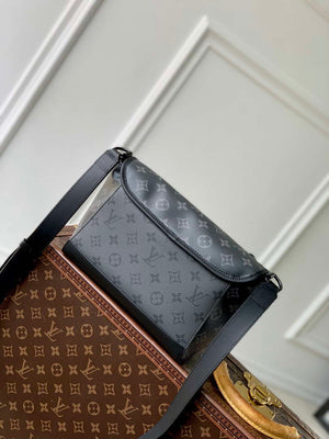 Louis Vuitton LV M12681 Pulse Messenger Monogram Eclipse Canvas - Default Title - View 3