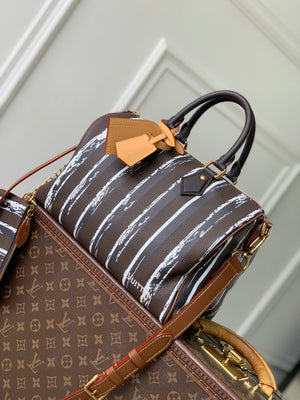 Louis Vuitton LV M13904 Speedy P9 Bandoulière 30 Bag White stripes - Default Title - View 1
