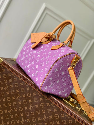 Louis Vuitton LV M14064 Speedy P9 Bandoulière 30 Bag Ostrich Ligth Purple - Default Title - View 2