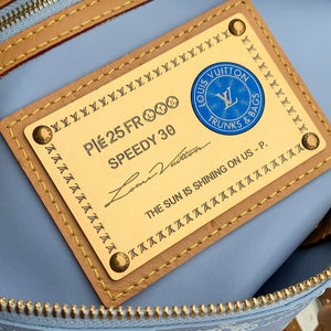 Louis Vuitton LV M14064 Speedy P9 Bandoulière 30 Bag Ostrich Ligth Blue - Default Title - View 8