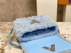 Louis Vuitton LV M21040 Twist MM Handbag Jean Blue - Default Title - View 8