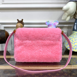 Louis Vuitton LV M21320 Twist MM Handbag Pink - Default Title - View 3