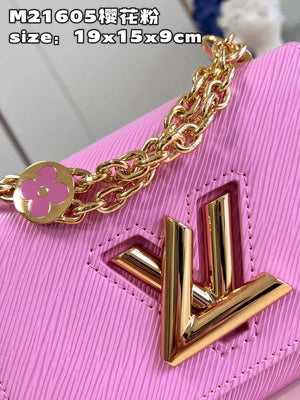 Louis Vuitton LV M21605 Twist PM Bag Epi Rose Red - Default Title - View 4