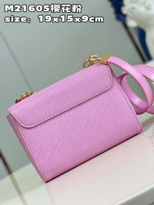 Louis Vuitton LV M21605 Twist PM Bag Epi Rose Red - Default Title - View 6