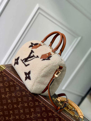 Louis Vuitton LV M23468 Speedy Bandouliere 25 Bag Cream/Brown - Default Title - View 2