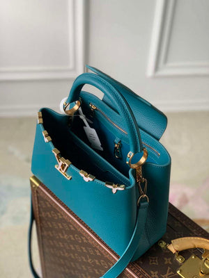 Louis Vuitton LV M23766 Capucines BB Handbag Green - Default Title - View 8