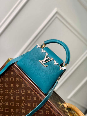 Louis Vuitton LV M23766 Capucines Mini Handbag Green - Default Title - View 1