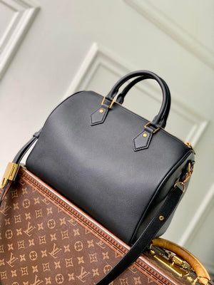 Louis Vuitton LV M24891 Speedy 30 Soft Low Key Black - Default Title - View 3