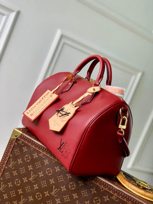 Louis Vuitton LV M25766 Speedy 30 Soft Bag Travels With Grace Coddington Red - Default Title - View 2