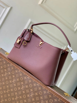 Louis Vuitton LV M26259 Capucines GM Bag Claret - Default Title - View 1
