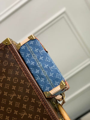 Louis Vuitton LV M27450 Side Trunk MM Bag Denim Blue - Default Title - View 4