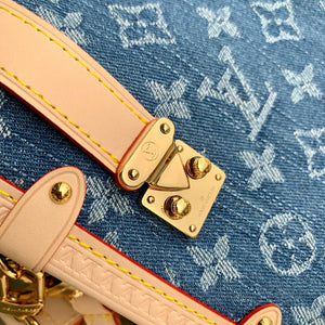 Louis Vuitton LV M27450 Side Trunk MM Bag Denim Blue - Default Title - View 5