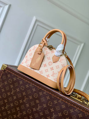 Louis Vuitton LV M27525 Alma BB Bag Monogram Origine Lin - Default Title - View 1