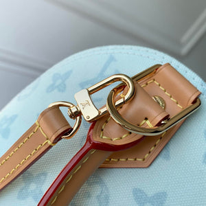 Louis Vuitton LV M27526 Alma BB Bag Blue Other Monogram Canvas - Default Title - View 6