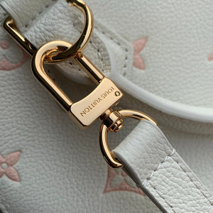 Louis Vuitton LV M27574 Alma BB Bag Monogram Empreinte White &Pink - Default Title - View 5