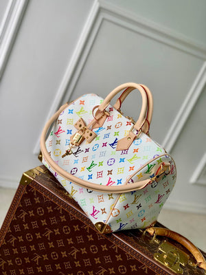 Louis Vuitton LV M27789 Speedy 30 Bandoulière Bag Multicolor White - Default Title - View 2