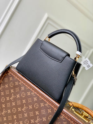 Louis Vuitton LV M28203 Capucines BB Bag Black - Default Title - View 3