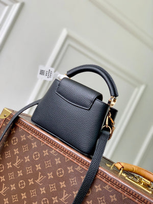 Louis Vuitton LV M28203 Capucines Mini Bag Black - Default Title - View 3