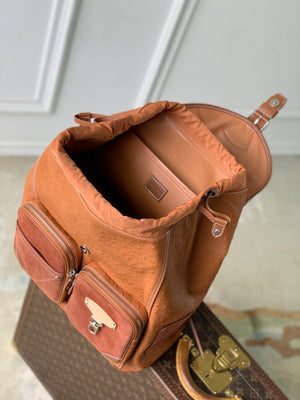Louis Vuitton LV M28380 Montsouris Cargo Backpack Brown ostrich pattern - Default Title - View 9
