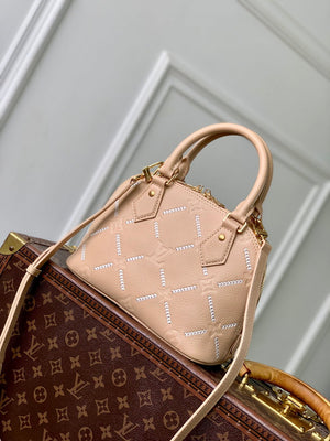 Louis Vuitton LV M28458 Alma BB Bag Hazelnut Couture - Default Title - View 3