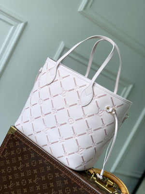Louis Vuitton LV M28527 Neverfull MM Bag Light Bliss Couture - Default Title - View 1