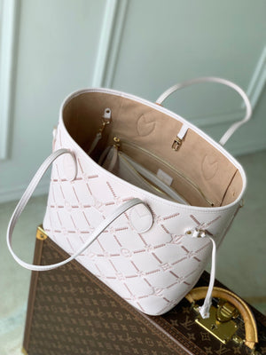 Louis Vuitton LV M28527 Neverfull MM Bag Light Bliss Couture - Default Title - View 11