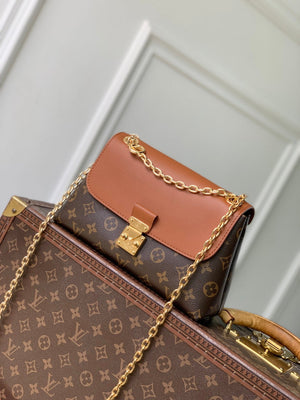 Louis Vuitton LV M28588 Madeleine BB Bag Monogram/Cognac Brown - Default Title - View 1