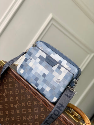 Louis Vuitton LV M28601 Trio Messenger Bag Indigo Blue - Default Title - View 2