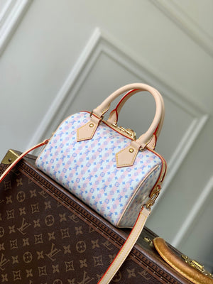 Louis Vuitton LV M28668 Speedy Bandoulière 20 Bag Blue - Default Title - View 3
