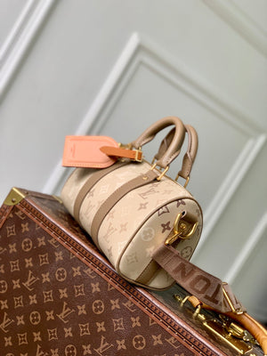 Louis Vuitton LV M29272 Keepall Bandoulière 25 Bag Sand Beige - Default Title - View 2