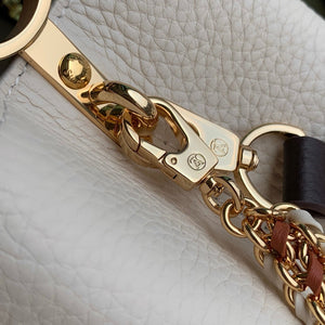 Louis Vuitton LV M29439 Capucines Mini Bag Cream/Burnt Mahogany - Default Title - View 7