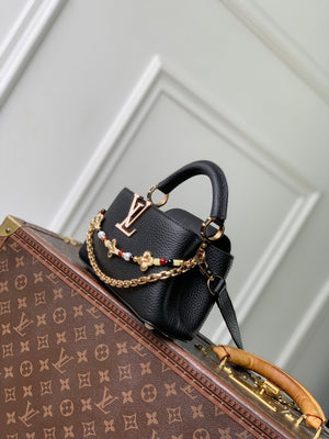 Louis Vuitton LV M29443 Capucines East West Mini Bag Black - Default Title - View 2