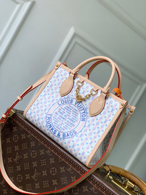 Louis Vuitton LV M29477 OnTheGo PM Bag Blue - Default Title - View 1