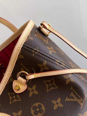 Louis Vuitton LV M41245 Neverfull PM Monogram Canvas Plum - Default Title - View 6