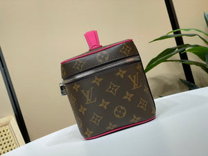 Louis Vuitton LV M44495 Nice Mini Vanity Case Monogram canvas Rose Red - Default Title - View 2