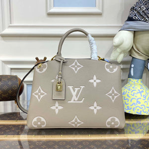 Louis Vuitton LV M45833 Grand Palais Monogram empreinte Gray and Beige - Default Title - View 1
