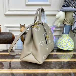 Louis Vuitton LV M45833 Grand Palais Monogram empreinte Gray and Beige - Default Title - View 3