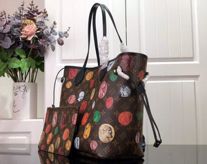 Louis Vuitton LV M45923 Neverfull MM Monogram Cameo printed canvas - Default Title - View 2