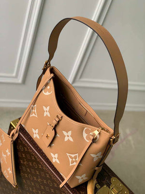 Louis Vuitton LV M46293 Carryall PM monogram M46293 Brown and Yellow - Default Title - View 8