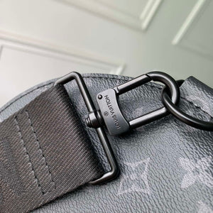 Louis Vuitton LV M46796 Soft Polochon MM Monogram Eclipse - Default Title - View 6