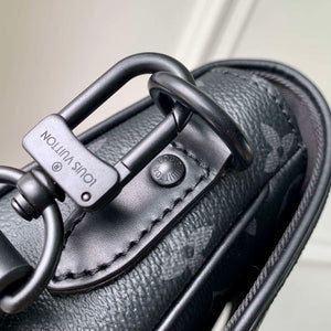 Louis Vuitton LV M47060 Montsouris Messenger PM Monogram Eclipse Canvas - Default Title - View 6