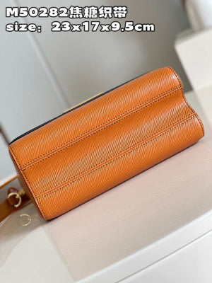 Louis Vuitton LV M50282 Twist MM Bag Epi Gold Cipango Beige - Default Title - View 6